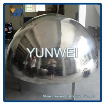 Decrative Mirror polished half steel hemisphere