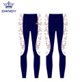 Leggings de ioga com logotipo personalizado com bolsos