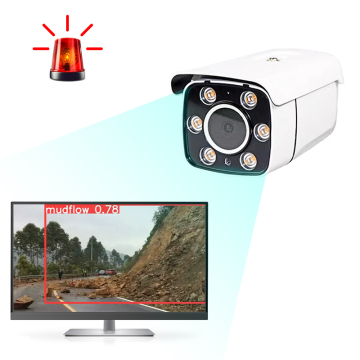 AI Debris Flow Recognition Security Camera