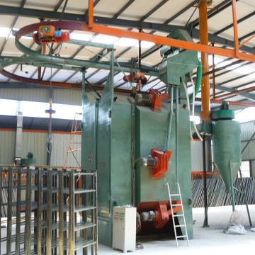 Automatic Double Hook  Sand Blasting Machine Equipment