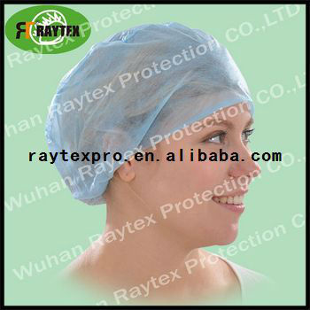Disposable Polypropylene/Non-woven Doctor Cap with elastic