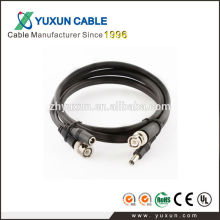 CCTV Camera Use rg59 video extension cable with bnc and dc power