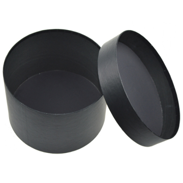 Large Paper Black Cylinder Shipping Box