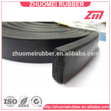 Flat rubber seal strip