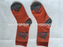 red fire boy socks high quality boy socks AQD-BS-13
