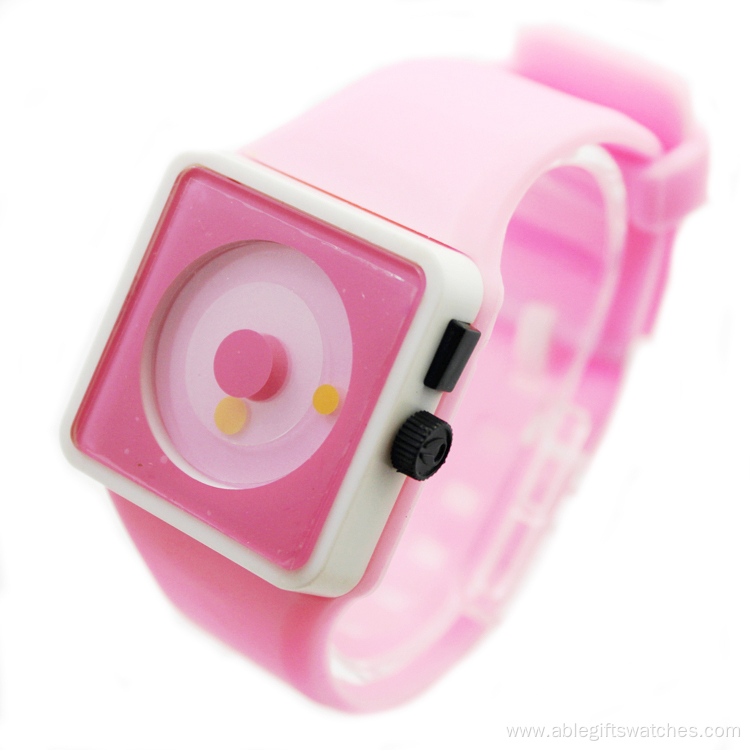 New Design Kids Lovely Silicone Smile Watch