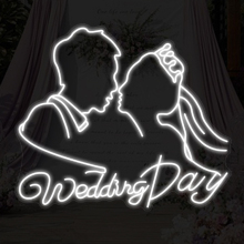 Custom Made Acrylic LED Neon Light Sign for Weddings and Birthdays