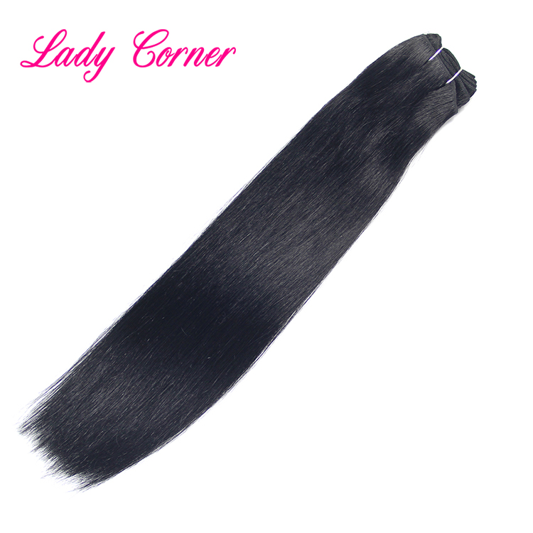 Free shipping human hair bundle wholesale price double drawn virgin hair brazilian