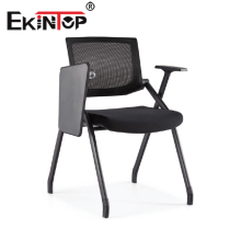 Ekintop Cheap Price Quality Folding Chair with Writing Pad for School