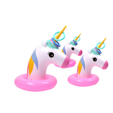 Jogo de sinuca conjunto inflável Unicorn Ring Toss