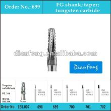 FG taper fissure dental high speed carbide burr