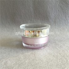 Acrylic Luxury cream plastic sample jars containers cosmetics