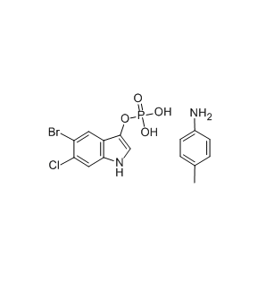 CAS الملح ف 5-Bromo-6-Chloro-3-Indolylphosphate-تولويدين 6769-80-8