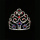 Red Blue Star Tiara Pageant Crown For Patriotic