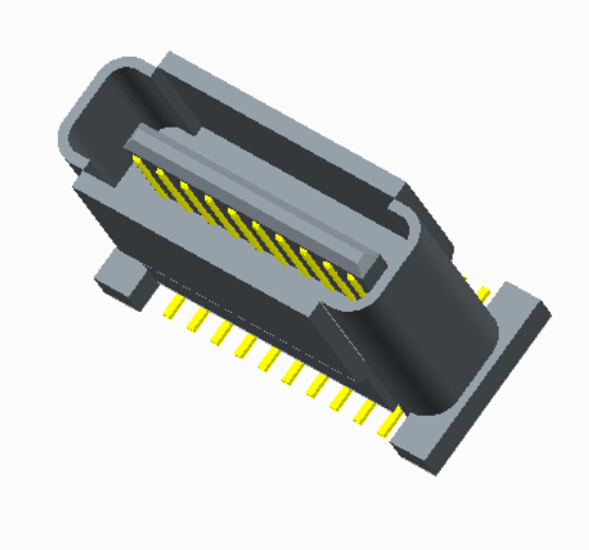 1.0mm Yönetim Kurulu Yönetim Kurulu erkek çiftleşme Yüksekliği = 7.65 / 12.65mm