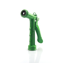 Irriglad Zinc Alloy Metal Body Adjustable Pattern Flexible Watering Garden Hose Nozzle