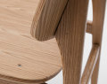 Chaise en bois massif de Soborg pour boutique de café