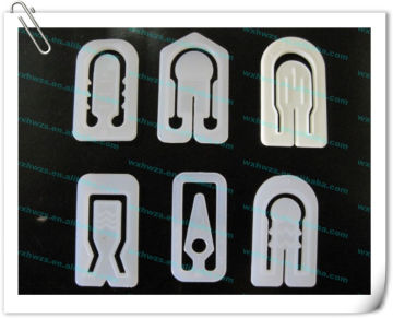 U-shape plastic clip for shirt