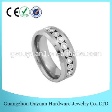 Wholesale 8mm latest design tungsten ring for men,cz diamond ring, engagement couple rings