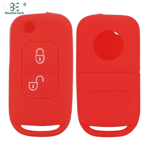 Fold Silicone Car Key Protective Cover For Benz