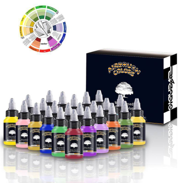 LinhaivetA Acrylic Airbrush Paints - 24 Ready to Use Colors