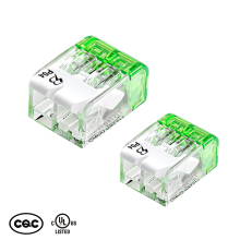 2 Pins Wire Conductor Compact Lever Fast Connector