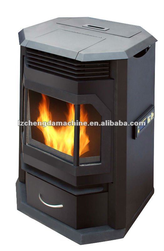 wood pellet stove with CE