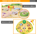 Heißen Verkauf Kunststoff-Bildungs-Kinder verhauen eine Mole Spiel Matte