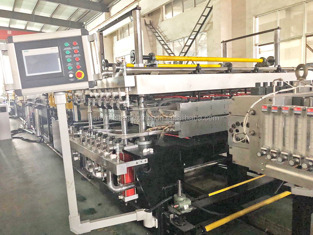 PC Plastic Hollow Sheet Extrusion Machine