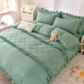 Wholesale Microfiber Brushed 4Pieces BedSheets Set for Home