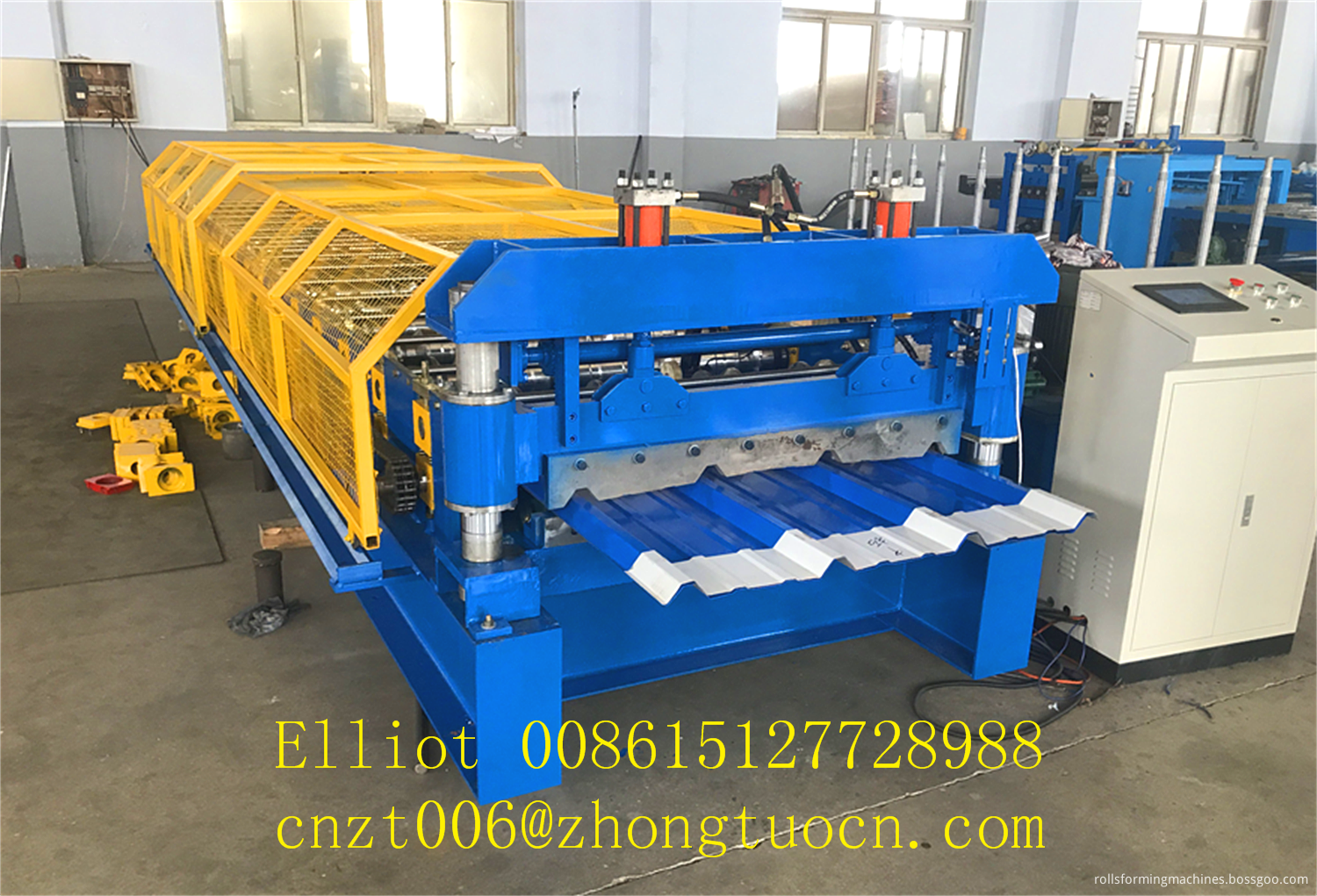 roofing sheet machine