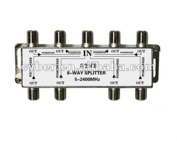 satellite tv splitter S2508; 8-way splitter