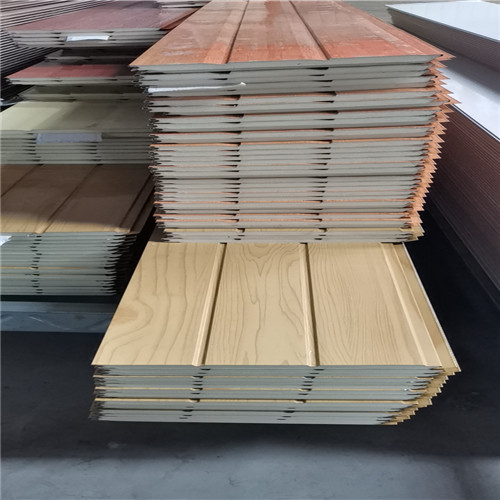 16mm PU insulation decorated exterior panel for siding