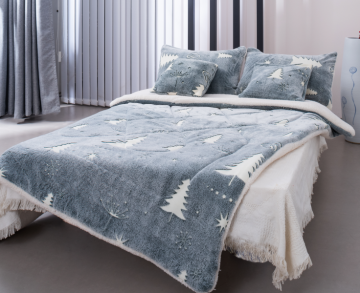 Christmas tree night light set with five pieces