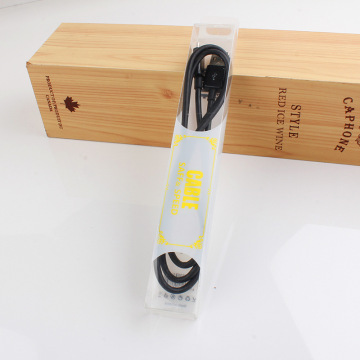 PVC USB cable packaging box