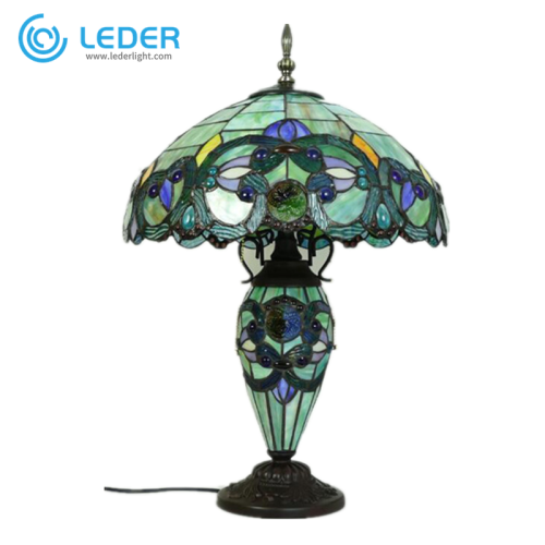 LEDER Kleine Waschtischlampe