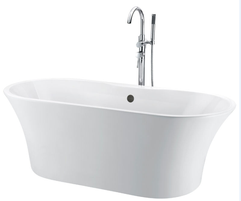 2014 New Design Acrylic Indoor Freestanding Bathtub (JL611)