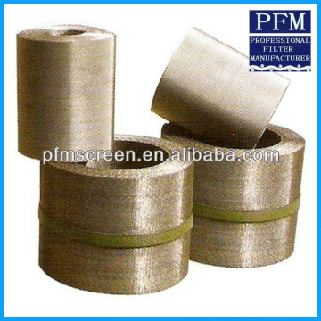 Brass resistance strip filter wire mesh belt