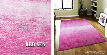 Gradient Pink Hand Tuffed Rug