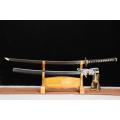 Samurai Sword with Crossed Pattern