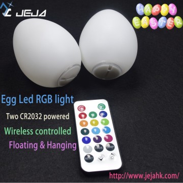 Easter Ornament waterproof led egg light