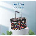 Children's lunch bag PU color pattern lunch bag