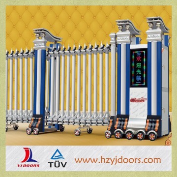 Single column electric retractable safety gate price