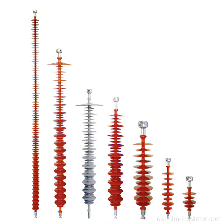 Aislador eléctrico de goma de silicona de 220kV