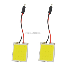 White 24SMD COB Chip 24LED 12V Car Reading Light COB LED Bulb Roof Light