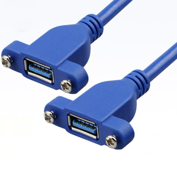 USB 3.0 Female to Female Extension Blue Cable