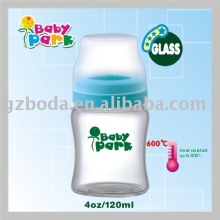 new design glass feeding bottle
