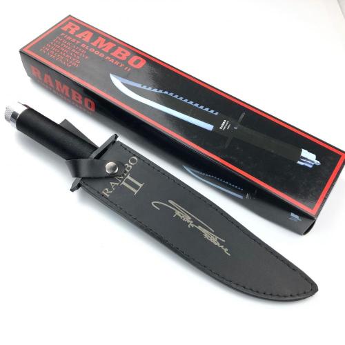 Quality and cheap tactical rambo knives first blood Part II bowie hunting knife