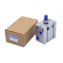 High Quality Aluminium Small Piston Double Acting Pneumatic Telescopic Cylinder