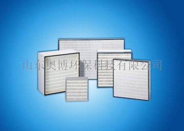 box air filter / pleat air filter / mini pleat hepa filter